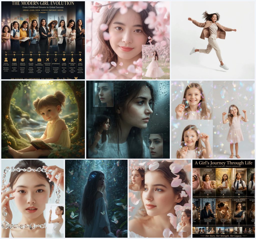Best 10 Creative Girl’s AI Prompts for Fantasy Woodland Portraits | ChatGPT photo editing prompts for girl copy paste