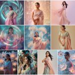 Best 10 Prompts For Saree Look For Girl with Fresh Elegance | stylish prompt for girls